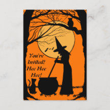 Vintage-inspirierte Halloween-Party-Einladung