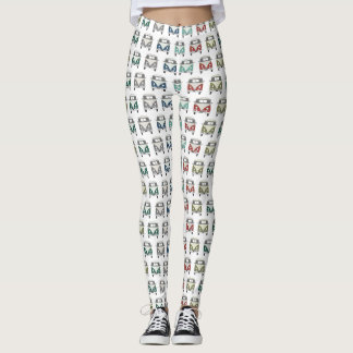 Vintage inspirierte Leggings des coolen
