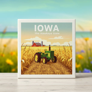 Vintage Iowa Fliese