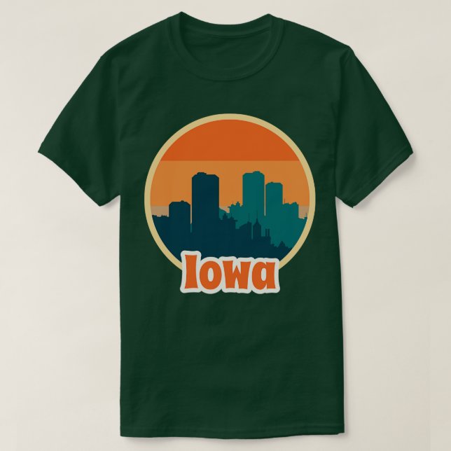Vintage Iowa TShirt (Design devant)