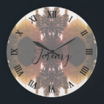 Vintage Iran Isfahan royal mosque Große Wanduhr<br><div class="desc">Vintage Iran Isfahan royal mosque</div>
