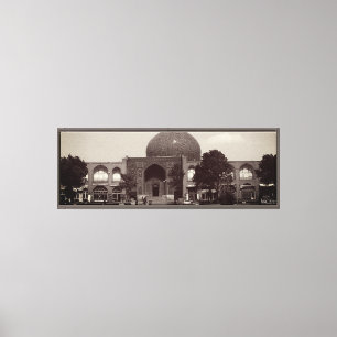 Vintage Iran Isfahan Schah-Moschee Leinwanddruck