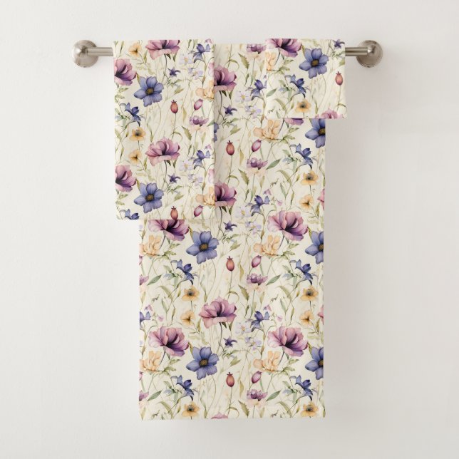 Vintage Iris Flowers Motif (En situation)