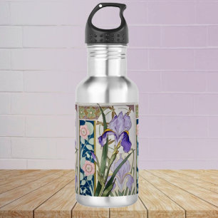 Vintage-Iris-Illustration Edelstahlflasche