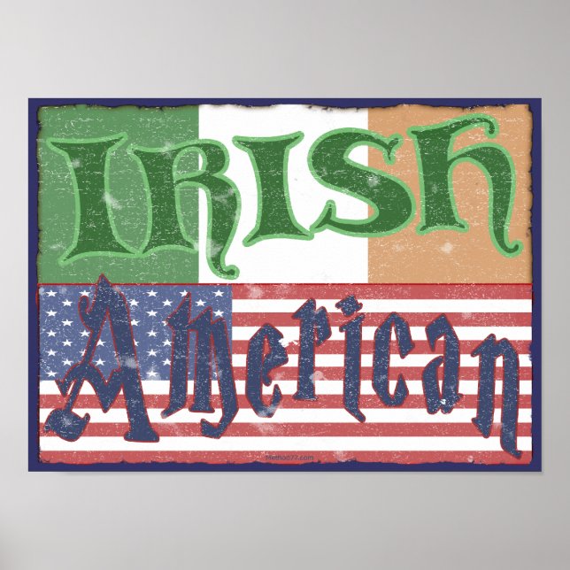 Vintage Irish American Poster (Vorne)