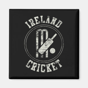 Vintage Irland Cricket Logo Magnet