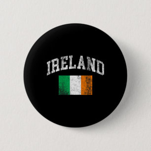 Vintage Irland Irische Flagge St. Patricks Tag Button
