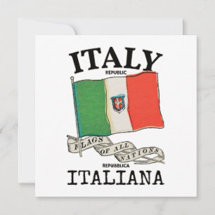 Vintage Italien Landesflagge