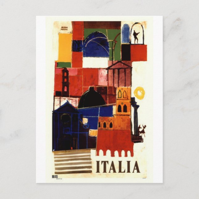 Vintage - Italien - Postkarte (Vorderseite)