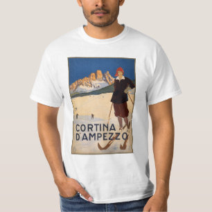 Vintage italienische Alpenkleidung T-Shirt