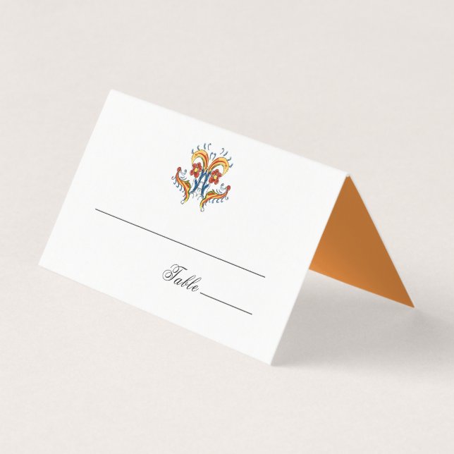 Vintage italienische Designhochzeit (Vorderseite)