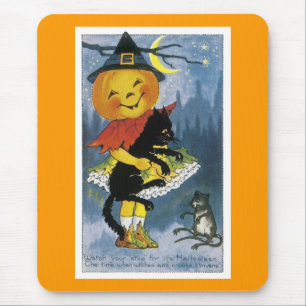 Vintage Jack o' Lantern Kind Mousepad