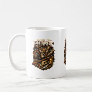 Vintage-Jagdtasse | Geboren, um Wildtiere zu jagen Kaffeetasse