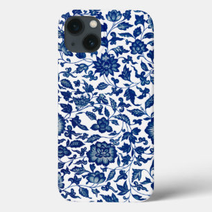 Vintage-Japan-Kunst Blau-Weiß-Design Case-Mate iPhone Hülle