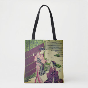 Vintage-Japan-Kunst Geisha-Schulter Tasche