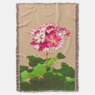 Vintage japanische Hydrangea. Rosa und Grün Decke