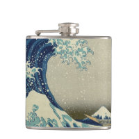 Vintage japanische Kunst, The Great Wave von Hokus