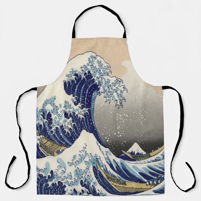 Vintage japanische Kunstlandschaft Schürze (Vorderseite)