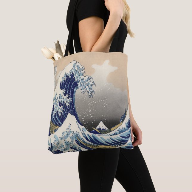 Vintage japanische Kunstlandschaft Tasche (Von Nahem)