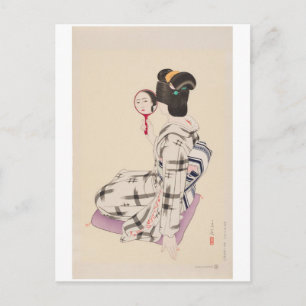 Vintage japanische Kunstpostkarte Postkarte