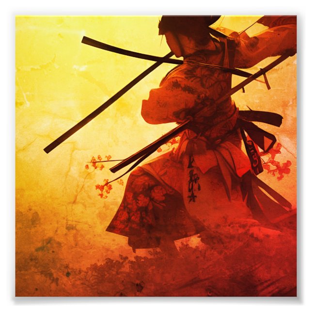 Vintage japanische Kunstwerke Fotodruck (Vorne)