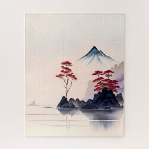 Vintage japanische Landschaftskunst