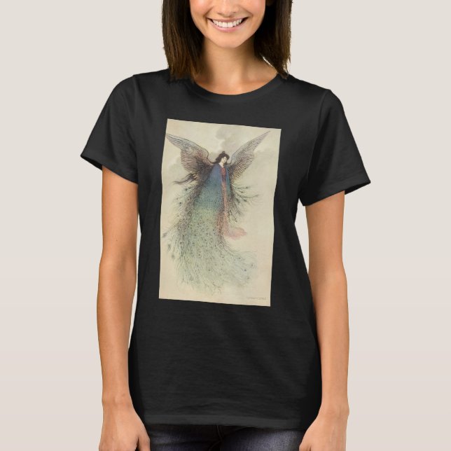 Vintage japanische Märchen, der Mond Maiden T-Shirt (Vorderseite)