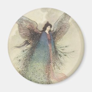 Vintage japanische Märchen, Die Mondjungfrau Magnet