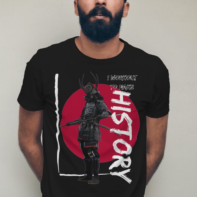 Vintage japanische Samurai-Kriegersonne T-Shirt (Von Creator hochgeladen)