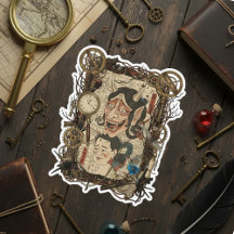 Vintage Japanischer Gothic Collage –