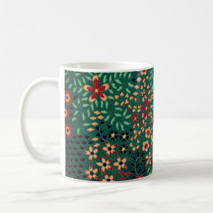 Vintage japanisches Blumenmuster Kaffeetasse