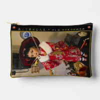 Vintage Japon Petit sac cosmétique de voyage