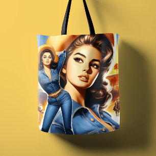 Vintage Jeans Landfrau Tasche