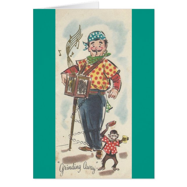 Vintage Jeden Anlaß-Karte (Vorne)