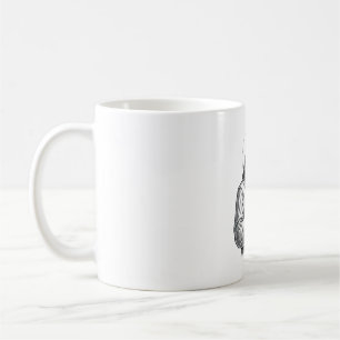 Vintage Jesus hält Katzen Gravur Grafik_1 Kaffeetasse
