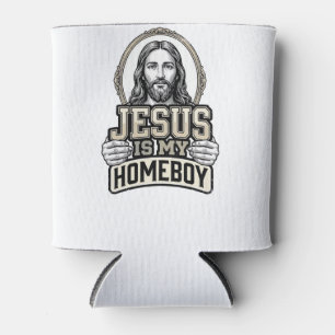 Vintage Jesus Is My Homeboy Gravur Vektor Design Dosenkühler