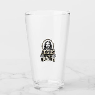 Vintage Jesus Is My Homeboy Gravur Vektor Design Glas
