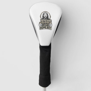 Vintage Jesus Is My Homeboy Gravur Vektor Design Golf Headcover