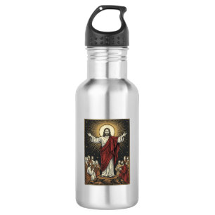 Vintage Jesus Strahlende Herrlichkeit Christliche  Edelstahlflasche