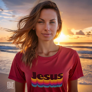 Vintage Jesus Wellen T-Shirt
