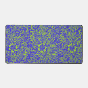 Vintage joli bleu citron vert motif floral