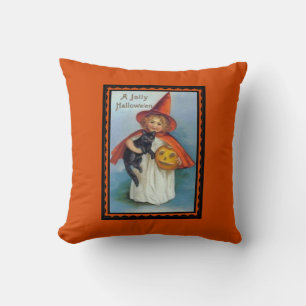 Vintage-Jolly-Halloween-Wurfkissen Kissen
