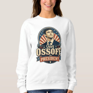 Vintage Jon Ossoff Für Präsident Politisch  Sweatshirt