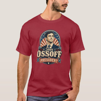 Vintage Jon Ossoff für Präsident Politisch  T-Shirt