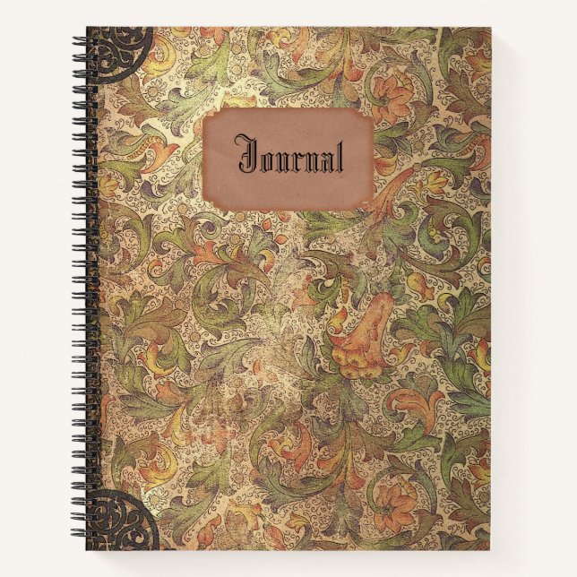 Vintage Journal Spiral Notebook (Devant)
