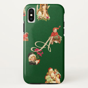 Vintage jugend, Weihnachtsmuster, viktorianisch, K Case-Mate iPhone Hülle