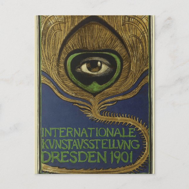 Vintage Jugendausstellung Klingner Postkarte (Vorderseite)