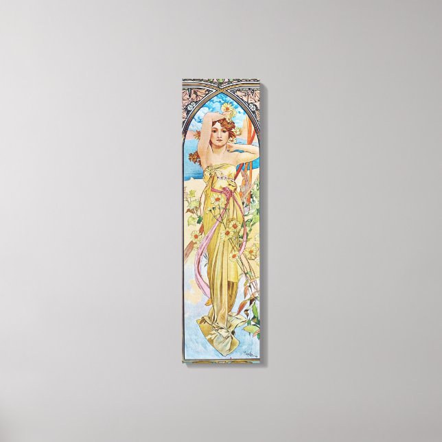 Vintage Jugendgoddess Leinwanddruck (Vorderseite)