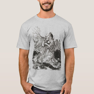Vintage Jugendgodess Oz Art Nouveau "Polychrome" T-Shirt