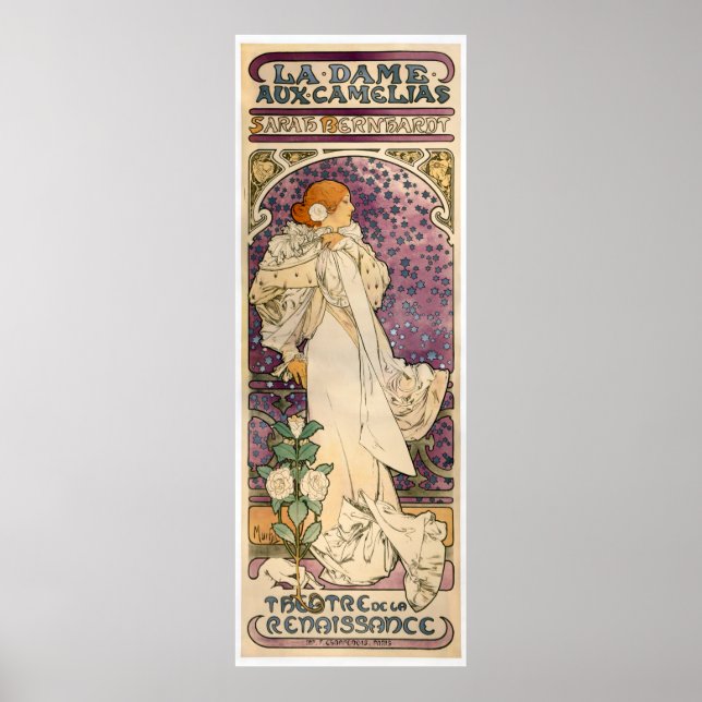 Vintage Jugendherberge der Camelias Poster (Vorne)